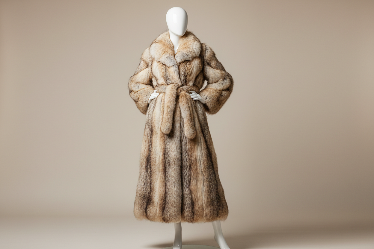 full length coyote coat