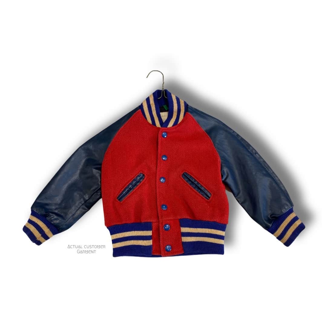 Vintage varsity jacket cleaned at leathercareusa.com